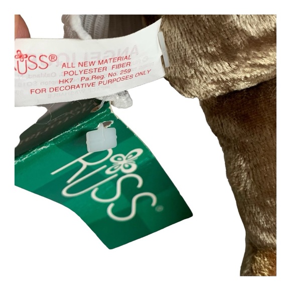 RUSS Vintage With Tag Angelique Item 2047 Frog Angel - Picture 7 of 8